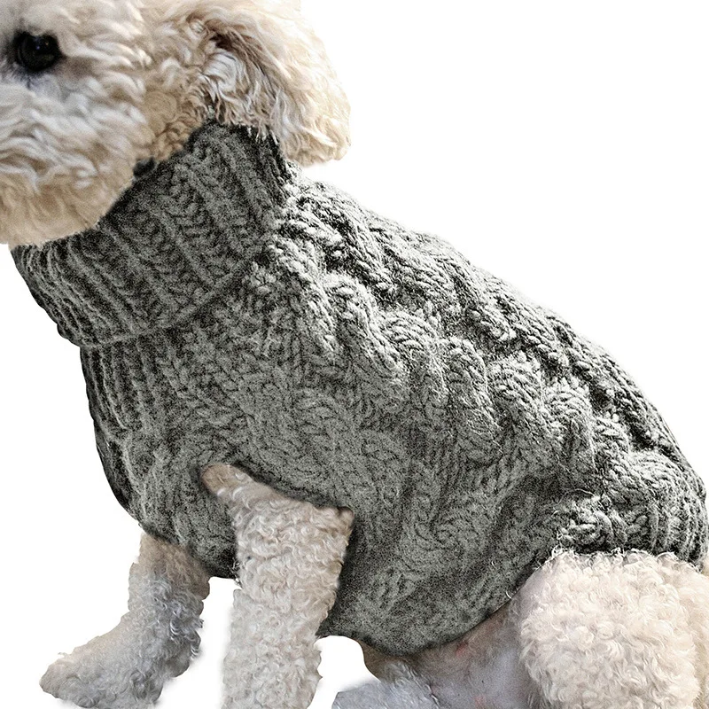 Casual Warm Dog Sweater Autumn and Winter Pet Clothing Pet Clothes