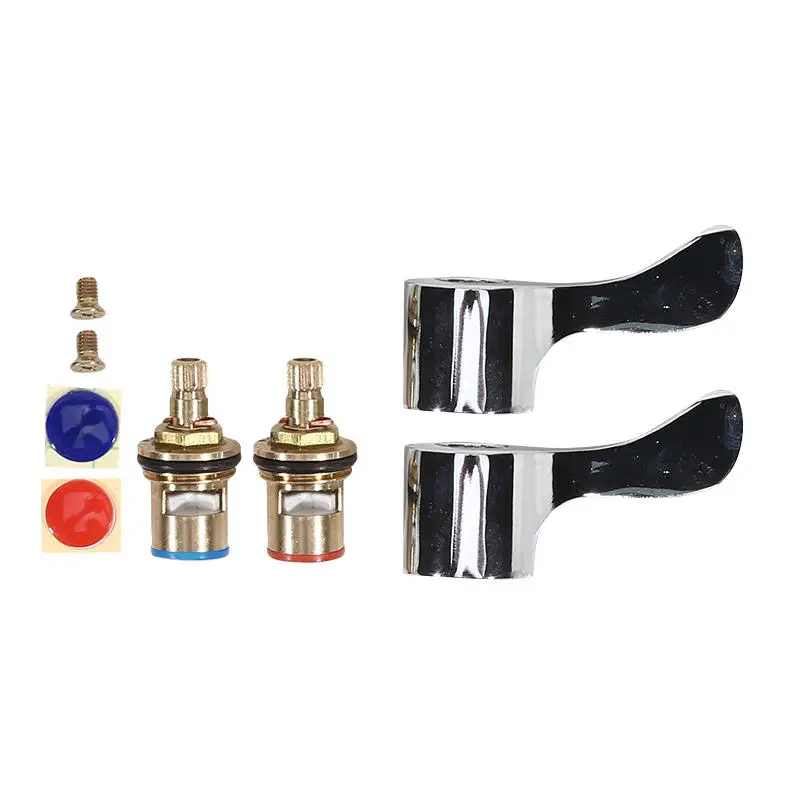

1/4 Turn Faucet Handle Replacement Kit Conversion Lever Heads For Basin Sink Kitchen Tap Repair Reviver Accessories