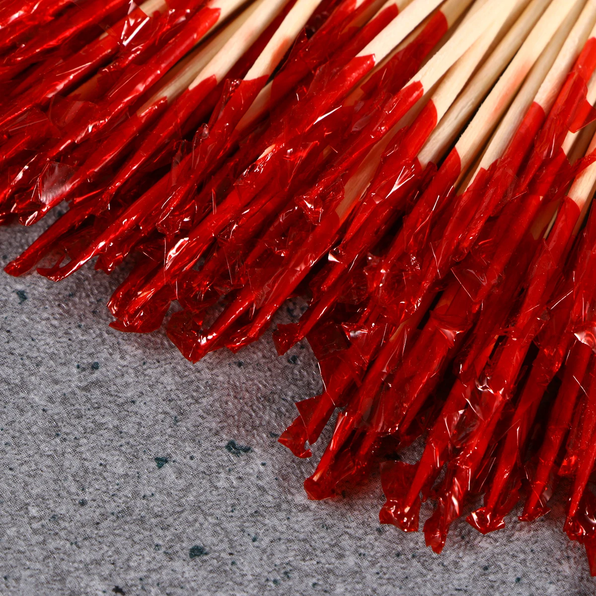 

100pcs Bamboo Cocktail Picks Fruit Flower Party Supplies Toothpicks Disposable Environmental Friendly Random Tools