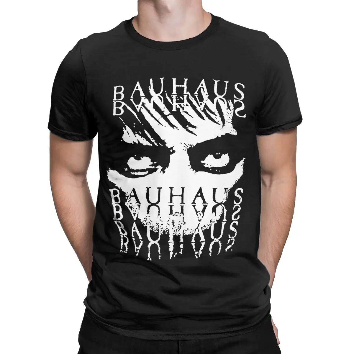 Leisure Bauhaus T-Shirt for Men Crewneck Pure Cotton T Shirts Short Sleeve Tees Summer Tops