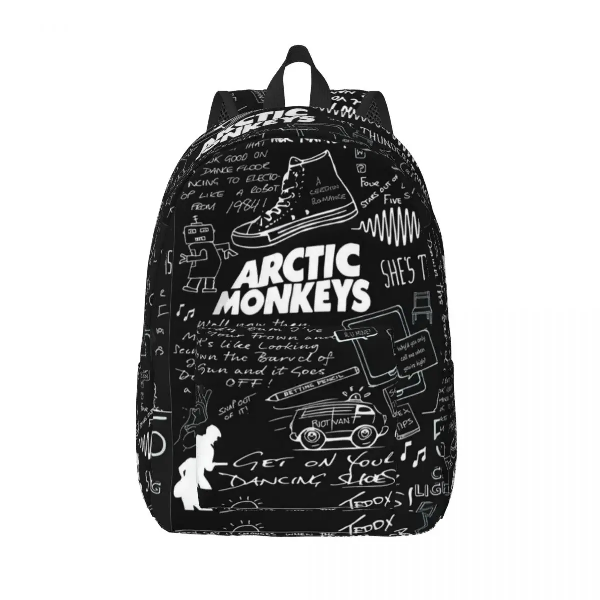 Arctic Monkeys Teenage Backpack Sports Student Business Daypack for Men Women Laptop Computer Shoulder Bag