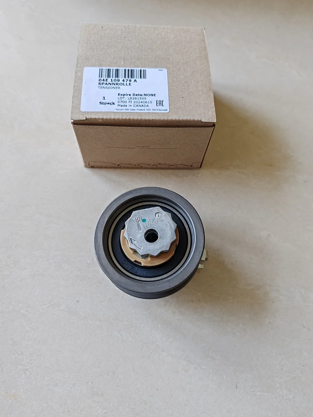 Kit poulie tendeur de distribution OEM, pour Audi Seat Skoda VW 1.0 1.2 1.4 TSI 1.6 04E198119C 04E198119F, nouveauté