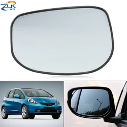 ZUK Left Right Outer Rearview Side Mirror Glass Lens For HONDA FIT JAZZ GE6 GE8 FIT HYBRID GP1 2009 2010 2011 2012 2013 2014
