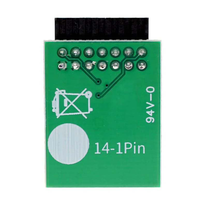 【Hot-Selling!】2X TPM 2.0 Encryption Security Module Remote Card LPC-14PIN Module 14Pin LPC For MSI TPM2.0 LPC 14 Pin Security Mo