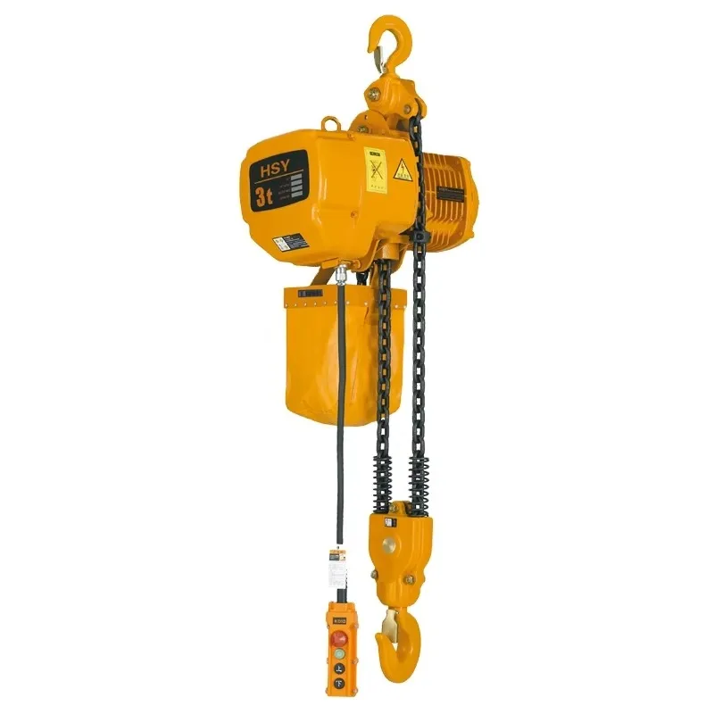 Chain Electric hoist 1T2t3 tons Hook/running type 4m6m9M Chain Lifting crane Cargo elevator hoist Warehouse Construction site