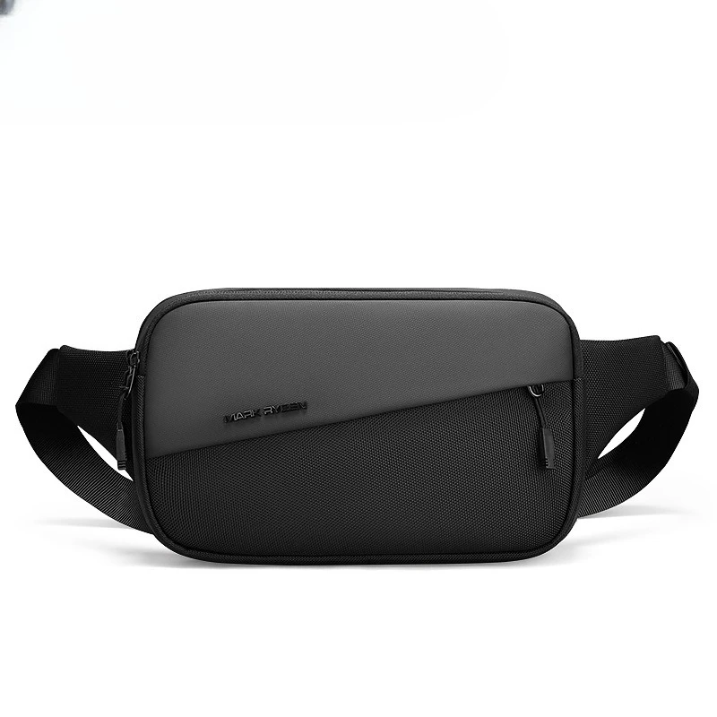 Casual crossbody bag men's bag fashion splicing waterproof shoulder bag simple lightweight crossbody