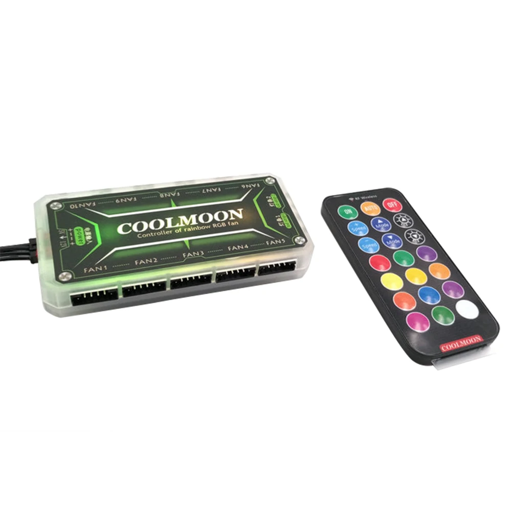 COOLMOON RGB Remote Controller DC12V 5A LED Color Intelligent Control Dimmer