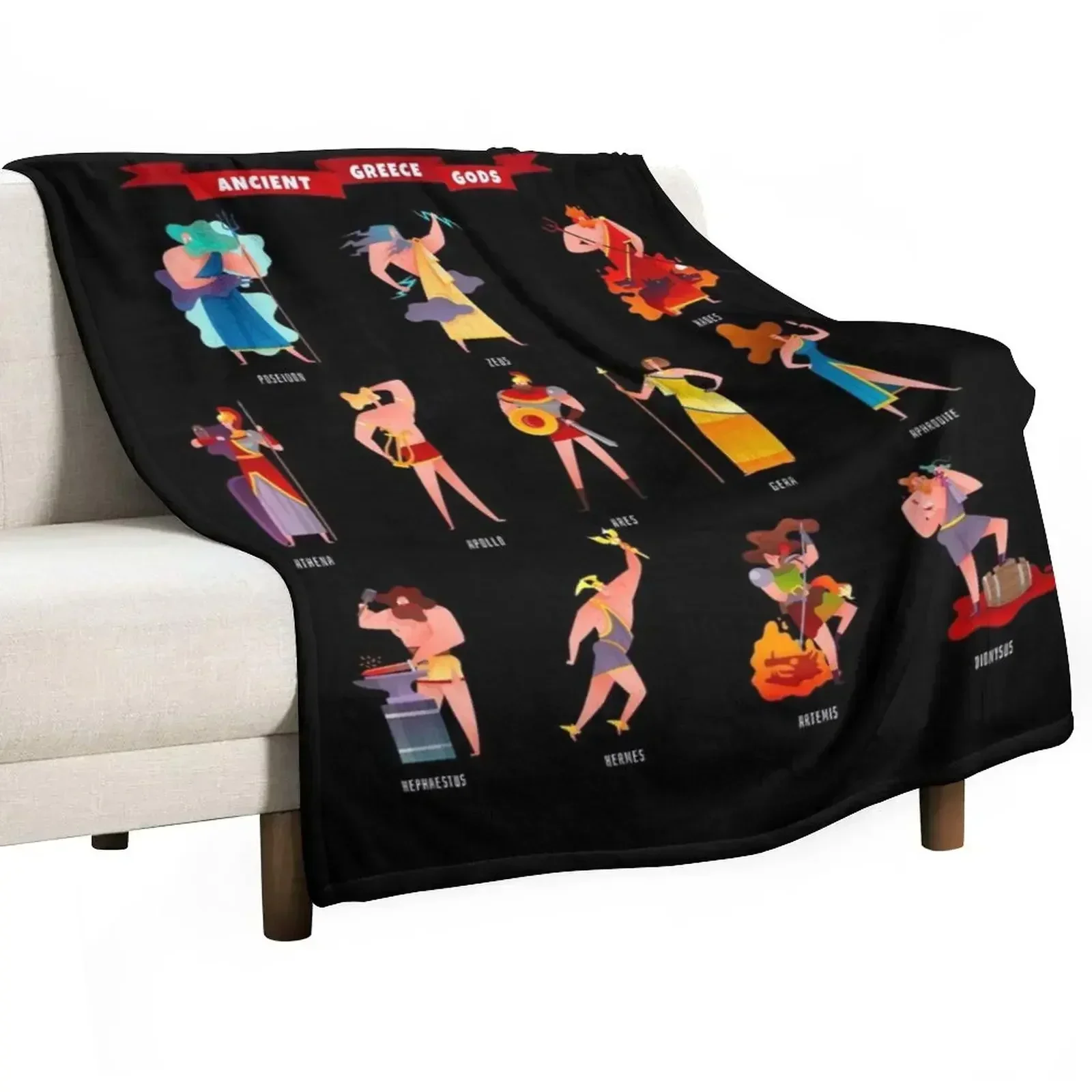 

Greek Gods Greek Mythologie Ancient Legends Throw Blanket Summer Bed Fashionable Blankets