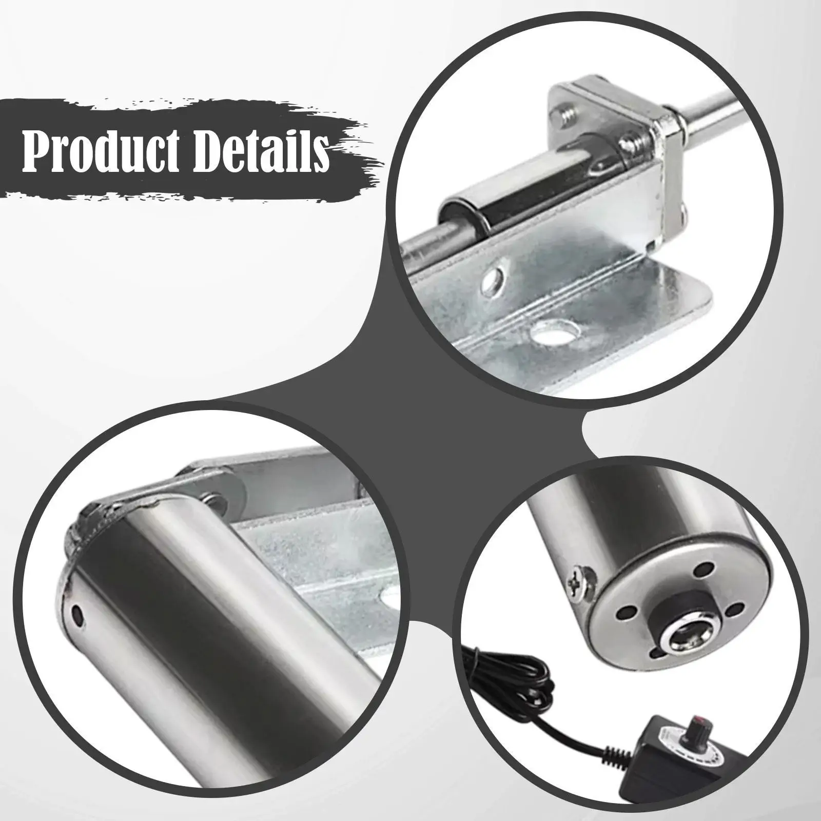 Upgraded DC Linear Actuator Metal 12V Mini Telescopic Reciprocating Mechanism for Precision Linear Motion Projects