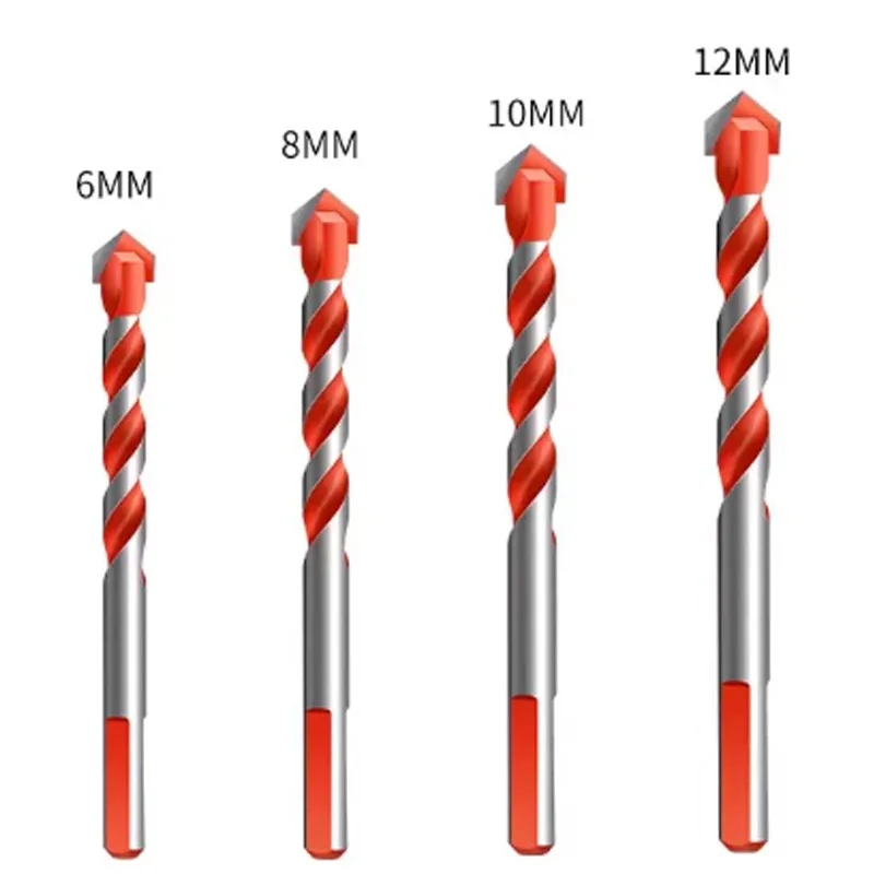1/2pcs Hard Alloy Overlord Diamond 6/8/10/12mm Ceramic Tile Perforated Wall Drilling Tool Drill Bit for Porcelain Granite Marble
