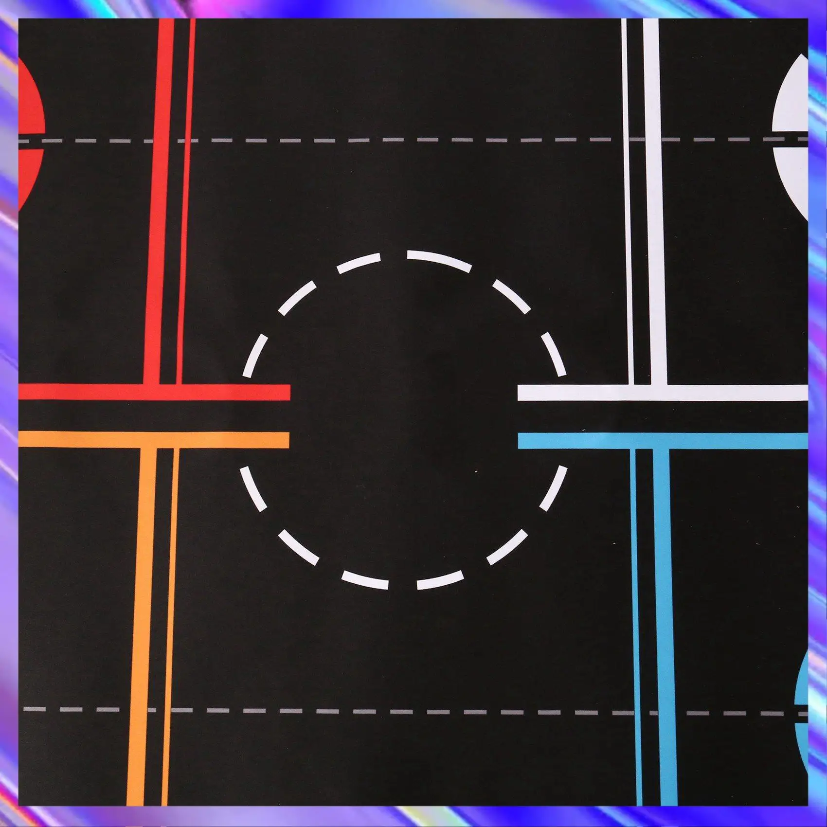 

L71A 2X Standard Basketball Training Mat Non-Slip Foot Practice Mat Dribble Control Auxiliary Footstep Mat 108 X 76Cm