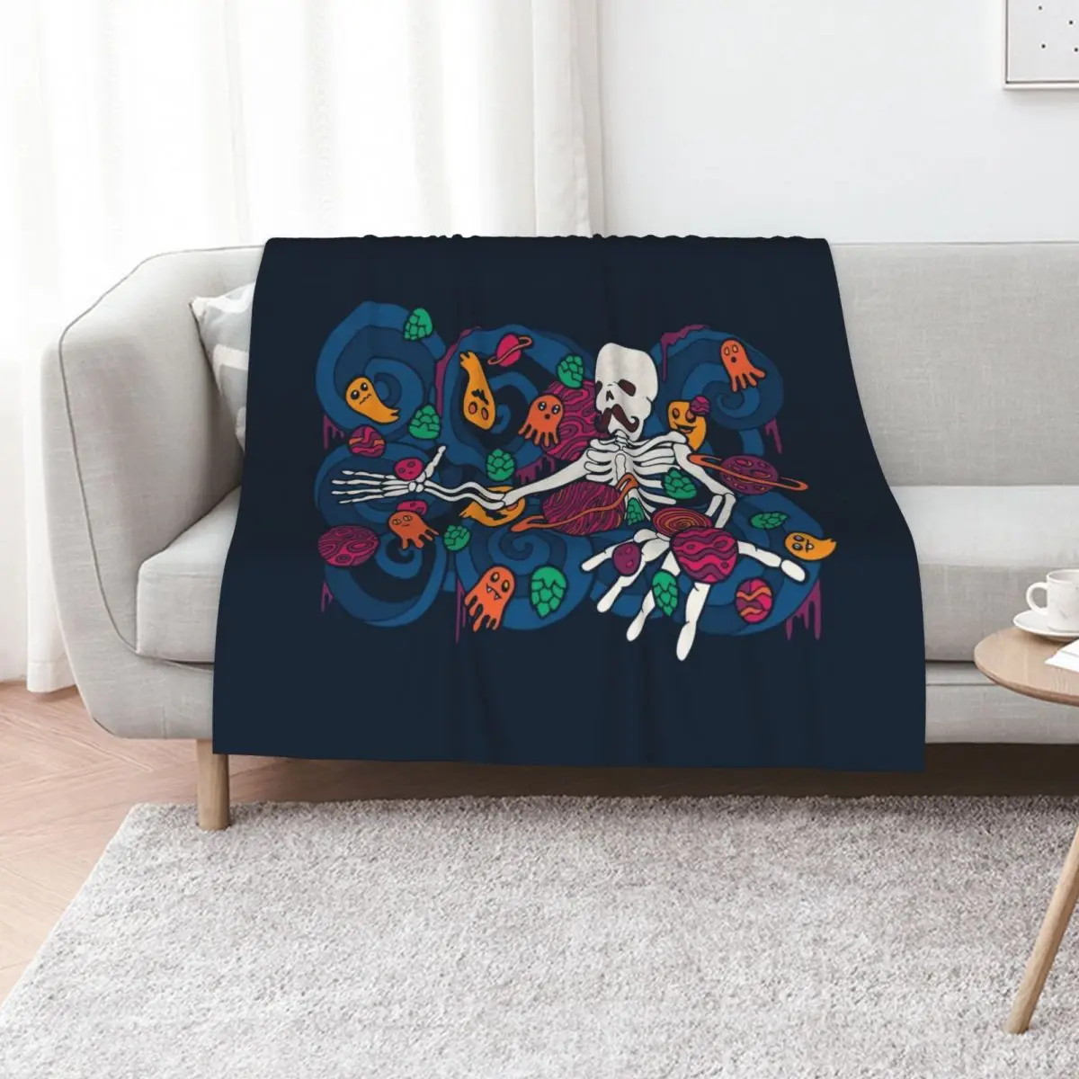

Spacin' Out Throw Blanket Compact Warm Blanket for Car Road Trip