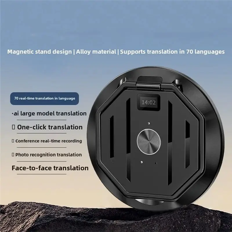 JABS-Compact, Portátil AI Tradutor Gravador Foto Tradução App Interpretação Simultânea é Pequeno E Privado
