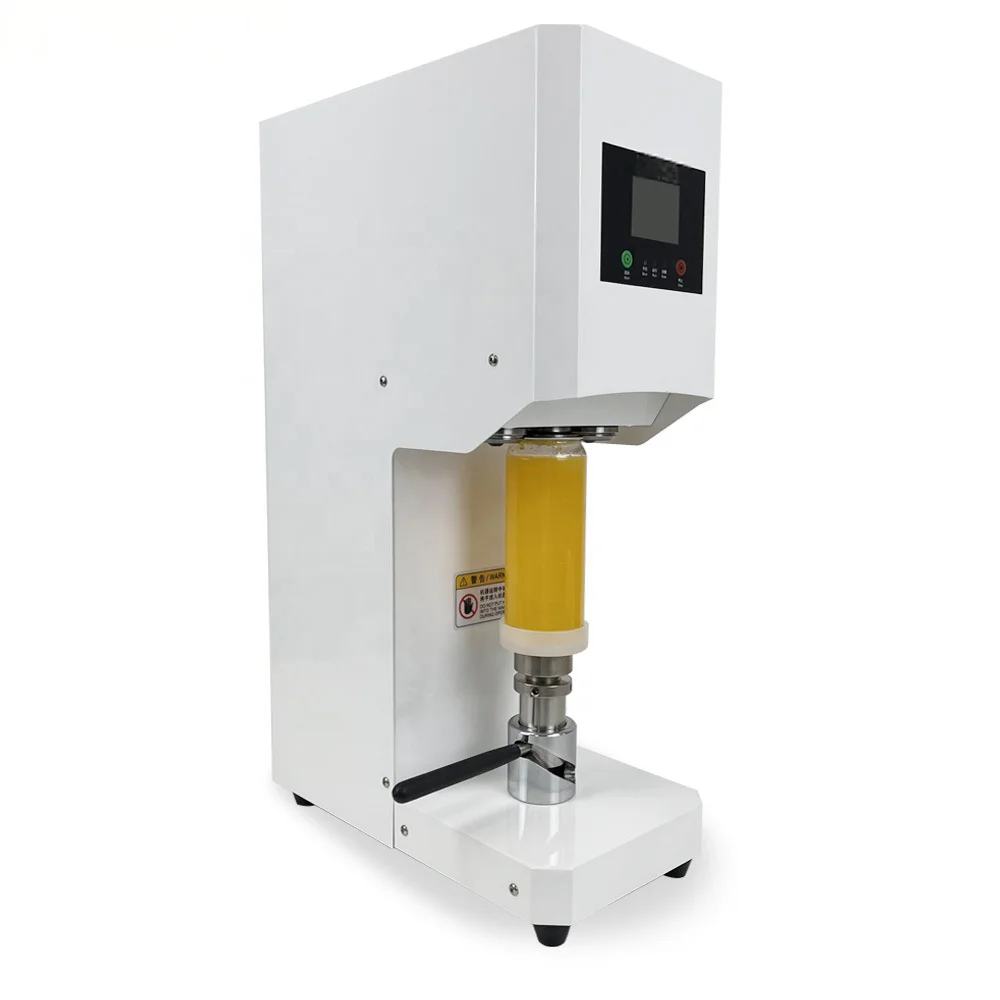 Commercial Fully Automatic Can Sealing Machine Intelligent Aluminum Cap Cup Sealing Machine 101C