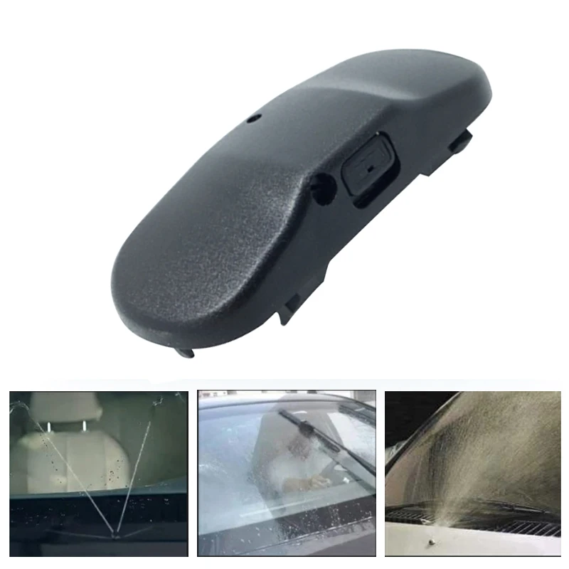 2 PCS Windshield Washer Accessories for Vehicle Front Cover Wiper Spray Nozzle for P/assat C/C S/agitar M/agotan G/olf