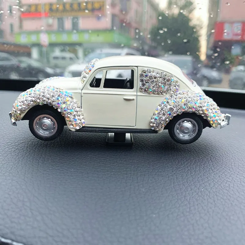 Creative Car Products Diamond-encrusted Classic Car Car Ornaments Car Decoration Diamond-encrusted Car Model Car Interior