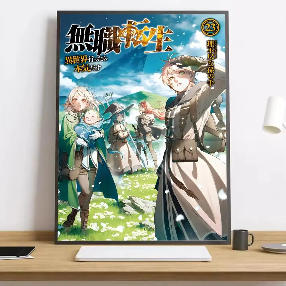 Mushoku Tensei Jobless Reincarnation Malerei Kalligraphie HD-Leinwandposter Wohnzimmer Schlafzimmer Bar ästhetische Dekoration – Detail 10