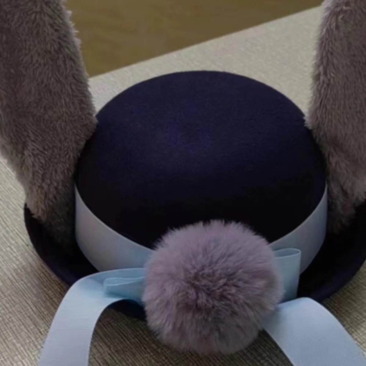 หมวกคอสเพลย์ตำรวจกระต่ายน่ารัก พร้อมป้ายหูกระต่าย น้ำหนักเบา สวมใส่สบาย ทรงโดม สำหรับเด็กชาย เด็กหญิง และผู้ใหญ่ สำหรับการเล่นบทบาทสมมติ