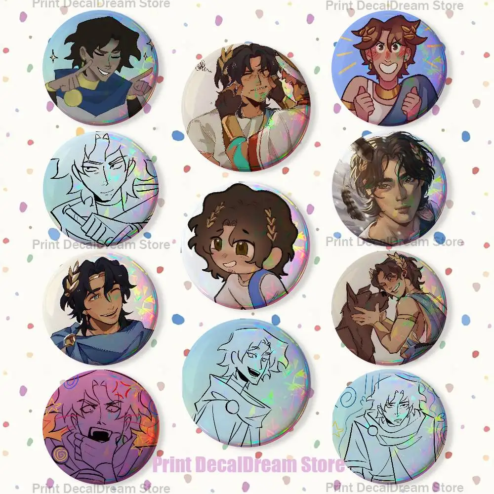 

E-Epic the MusicalS T-Telemachus Enamel Pins Funny Characters Badge Fashion Jewelry Accessories Round Snap-in Brooch on Backpack