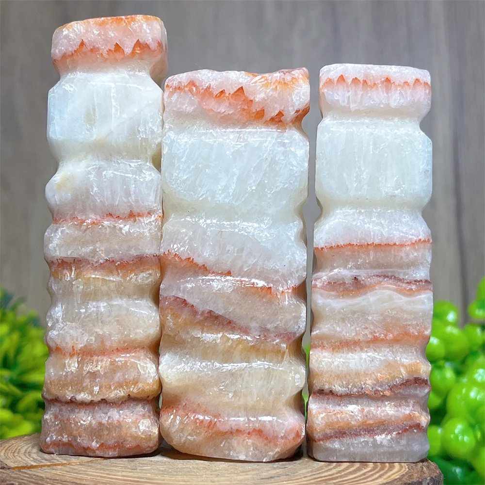 Pork Stone Quartz Crystal Natural Carving Mineral Decoration Reiki Feng Shui Ornaments Gemstone Home Room Gift Energy