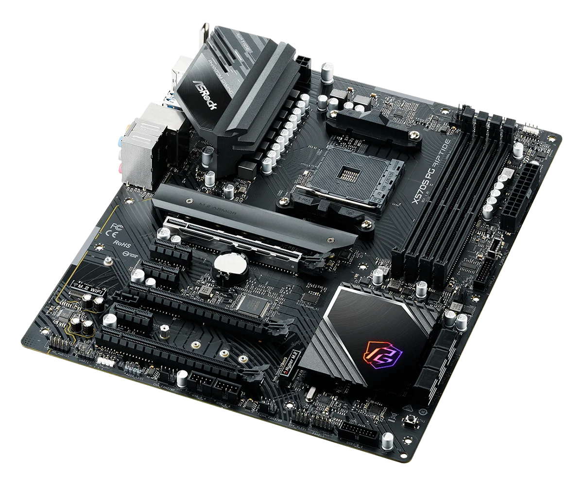 ASROCK X570S PG RIPTIDE Motherboard AM4 X570 DDR4 128GB Support Ryzen 5600 4600G PRO 2700 3400G CPU PCI-E 4.0 ATX - view 5