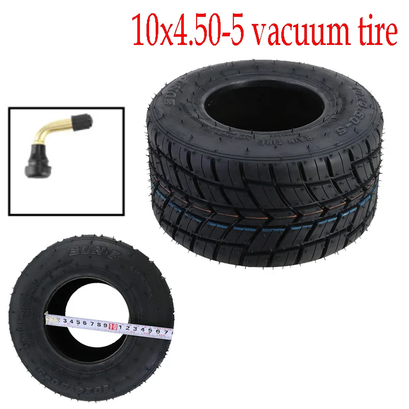 

Передние бескамерные шины 10x4.50-5 дюймов, подходящие для внедорожных дрифт-карт.