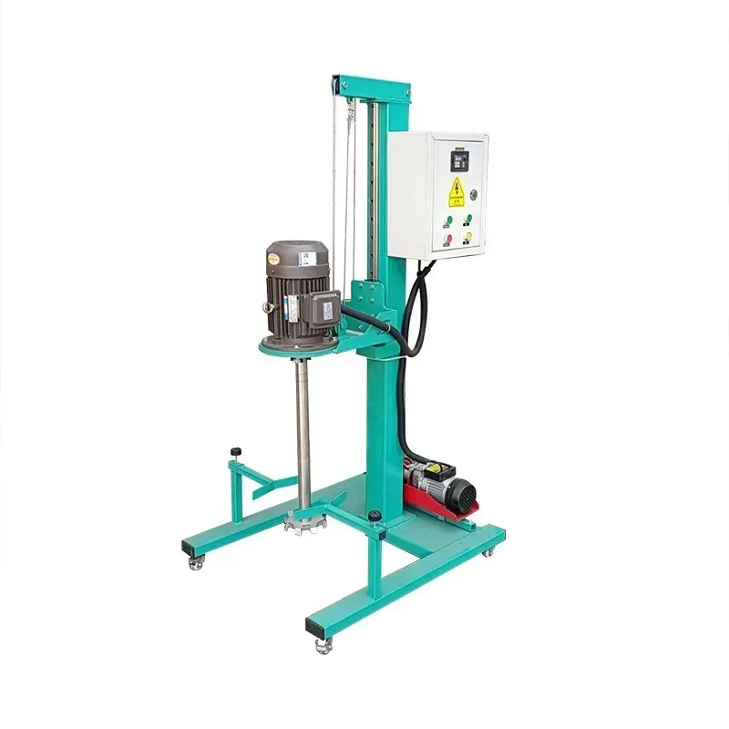 Small disperser movable electric lift, experimental small high-speed disperser