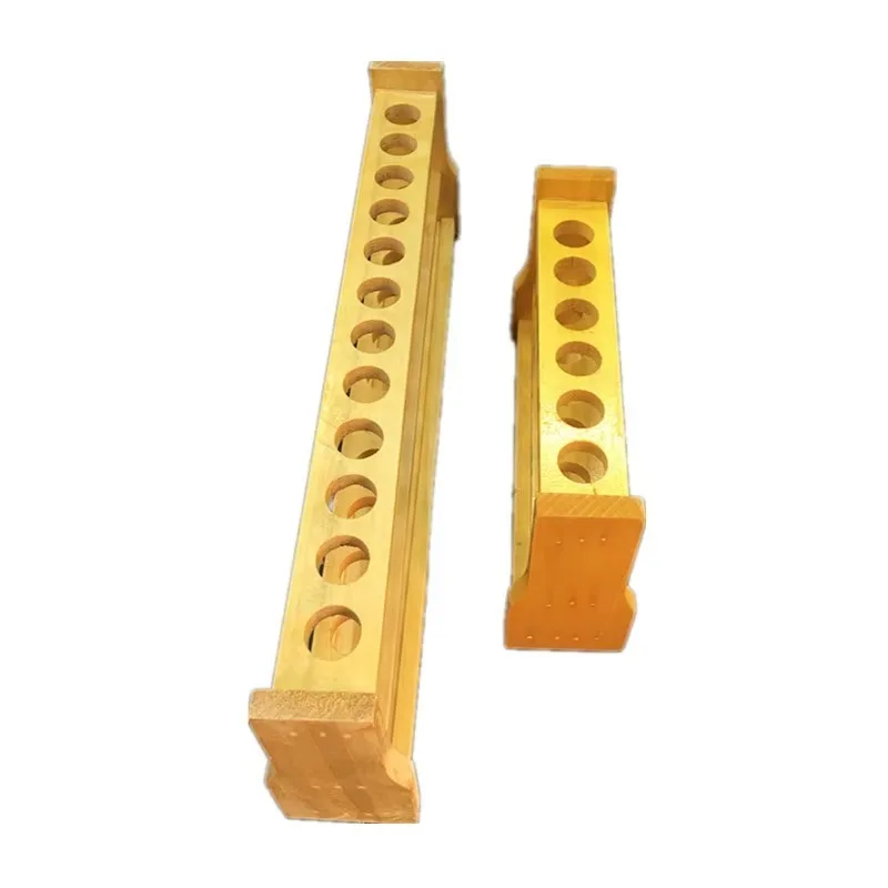 Wooden Colorimetric Tube Rack Laboratory Test  6 and 12 Holes 10ml 25ml 50ml 100ml Colorimetric Tube Rack