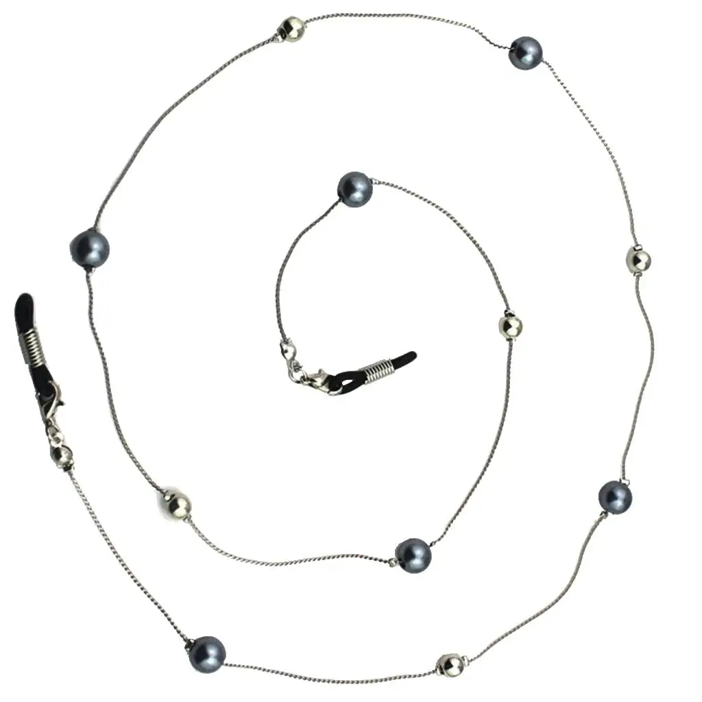 Eyeglasses Rope Slim Faux Pearl Glasses Necklace Eyewear Holder Decorative Chain for Beaded Eyeglass Accessory