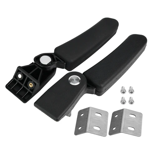 Imagen 2 del producto Kit de reposabrazos trasero para motocicleta, caja superior plegable para pasajero, caja de reposabrazos trasero, caja de motocicleta