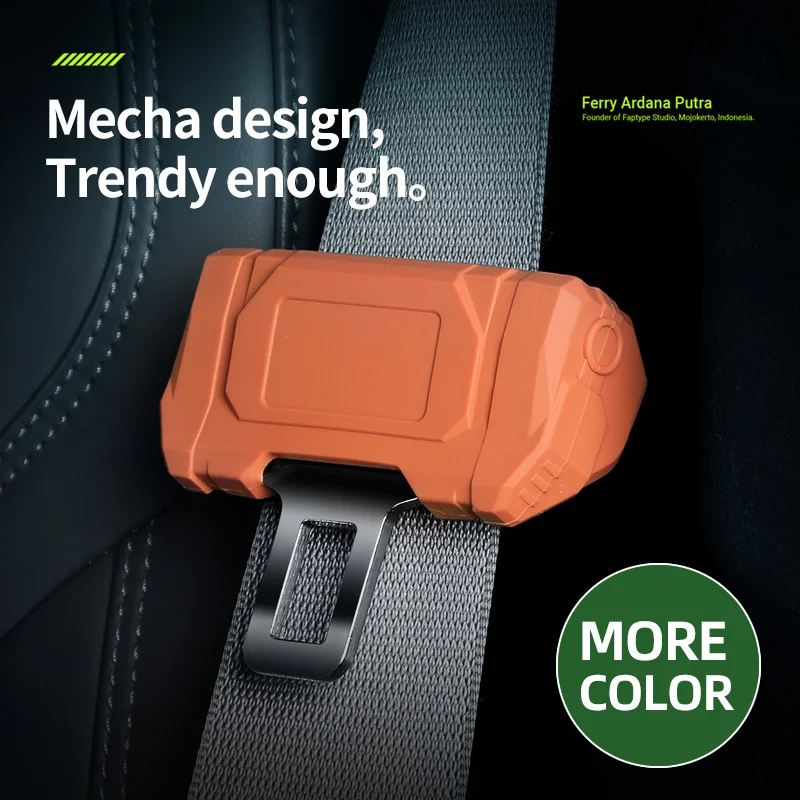 silicone car seat belt buckle cover scratch resistant protective cover For LEADING IDEAL LiXiang ONE L9 L8 L7 accessories