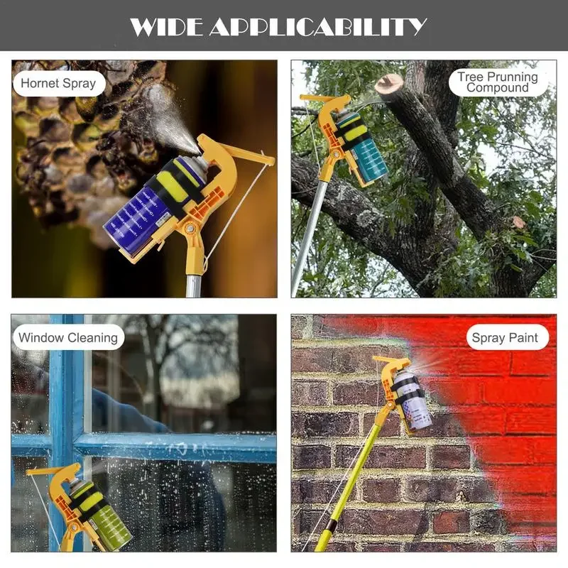 Spray Paint Can Extender Arm Sprayer Extension Pole Adaptor Adjustable Extender Angle Adjustment Bracket Adaptor