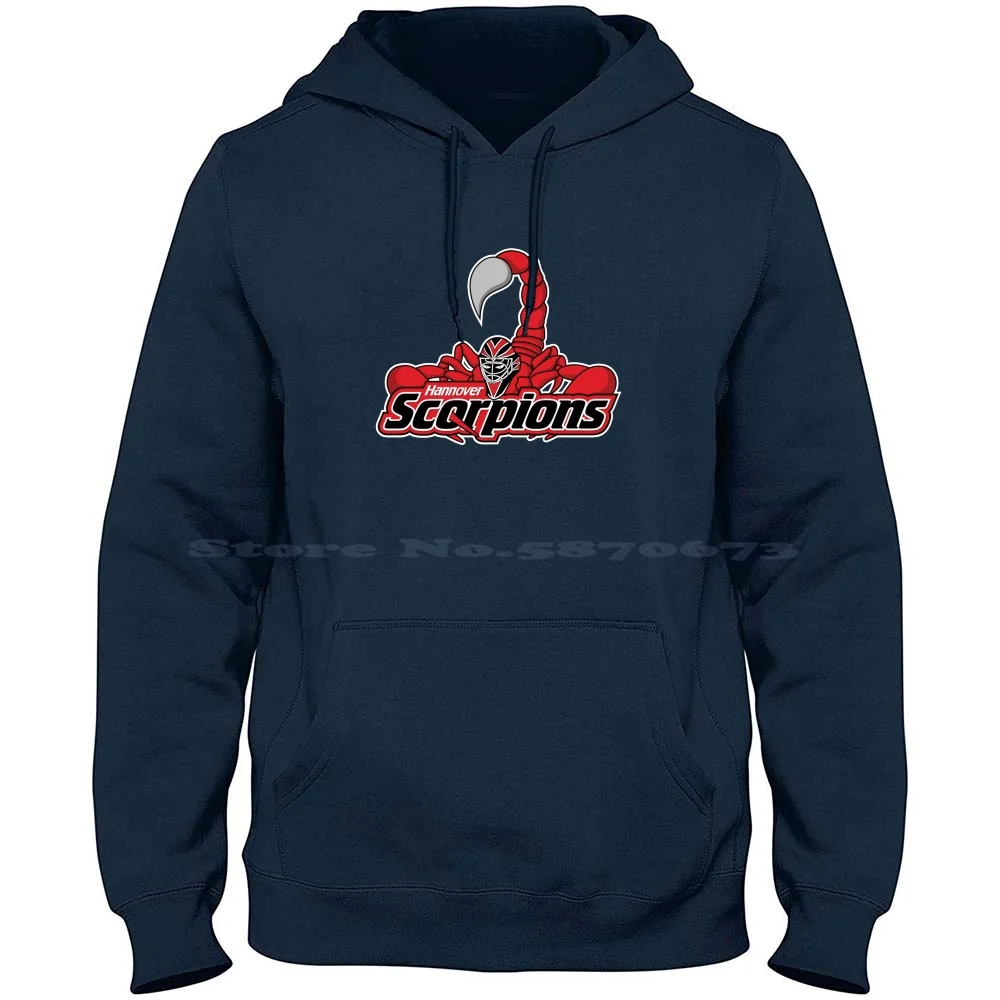 Hannover Scorpions 100% Pure Cotton Hoodie Tshirt Hannover Scorpions Sports League Europe Ice Hockey