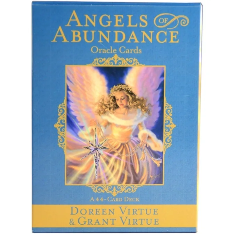 Angels Of Abundance Oracle Cards  Tarot Card With English Guidebook Friend Family Party Toys Board Game Card