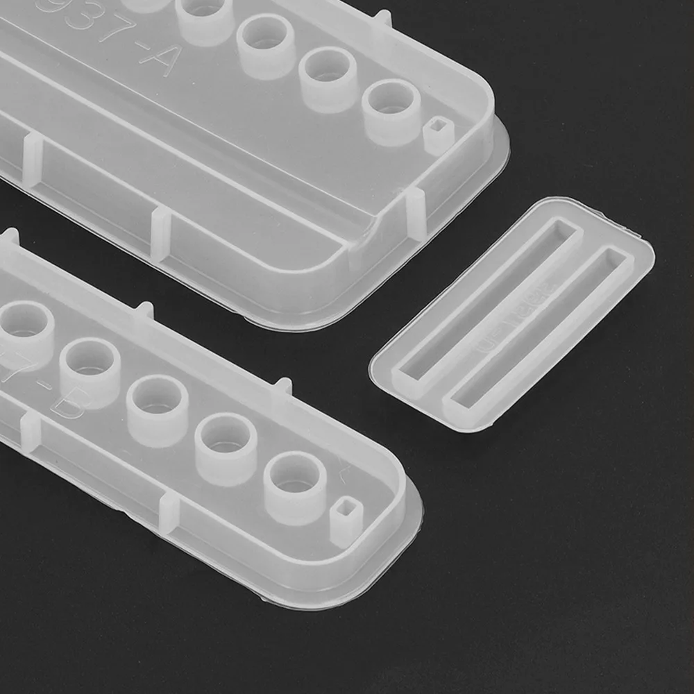 4pcs Silicone Material Pen Holder Mold Easy Demoulding Soft Tear Resistant Pencil Storage Rack Mold Desktop Organizer Mold
