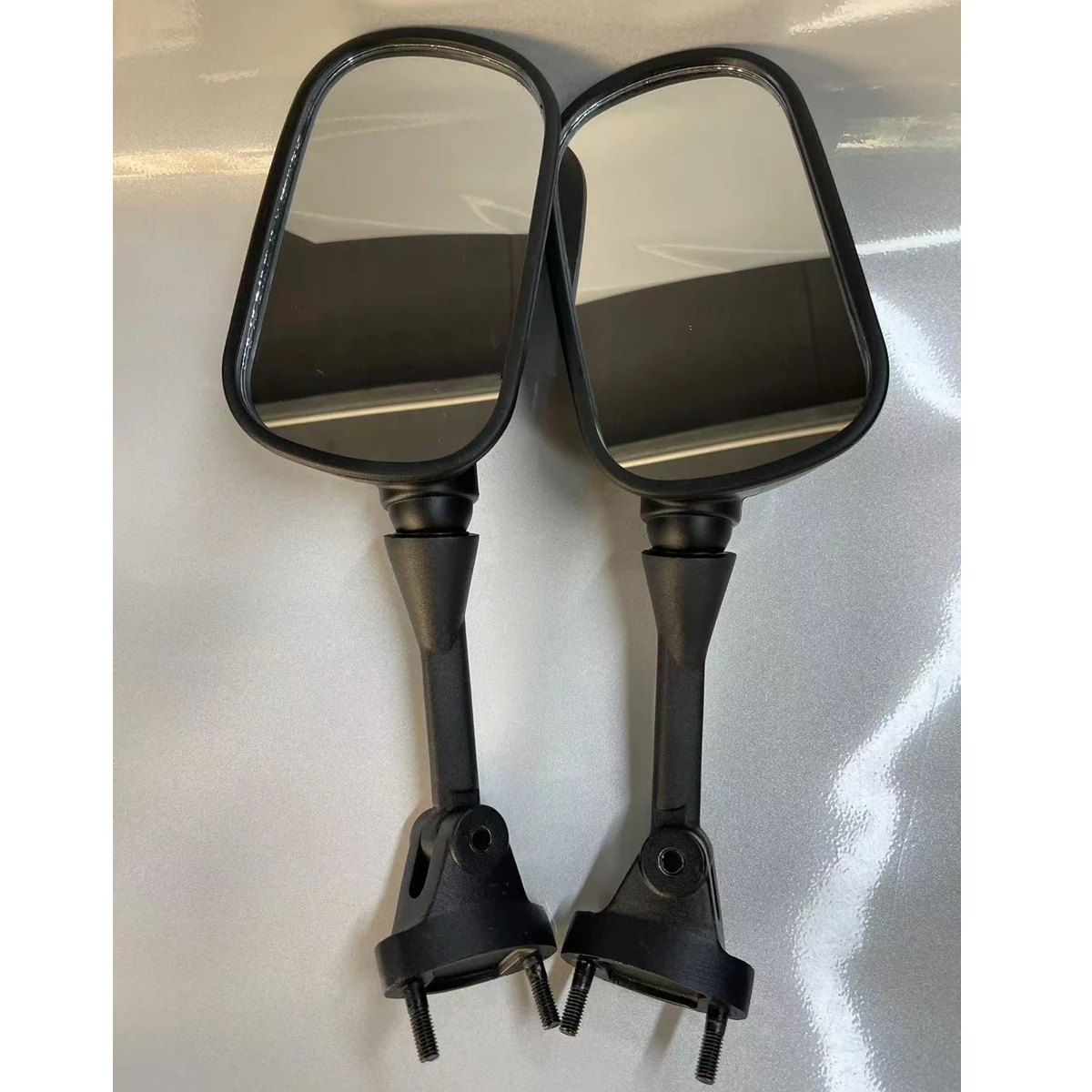 

2pcs Black Left Right Motorcycle Rear View Mirrors For KAWASAKI ZX6R ZX-6R 2005-2008 ZX10R ZX-10R 2004-2010 2009 2008 2007 2006