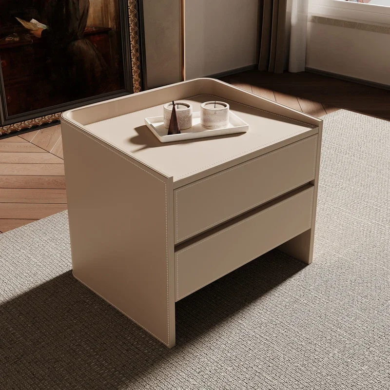 Luxury Delicacy Bedside Tables Light Nordic Style Space Saving Nightstands Trendy Minimalist Table De Chevet Bedroom Furniture