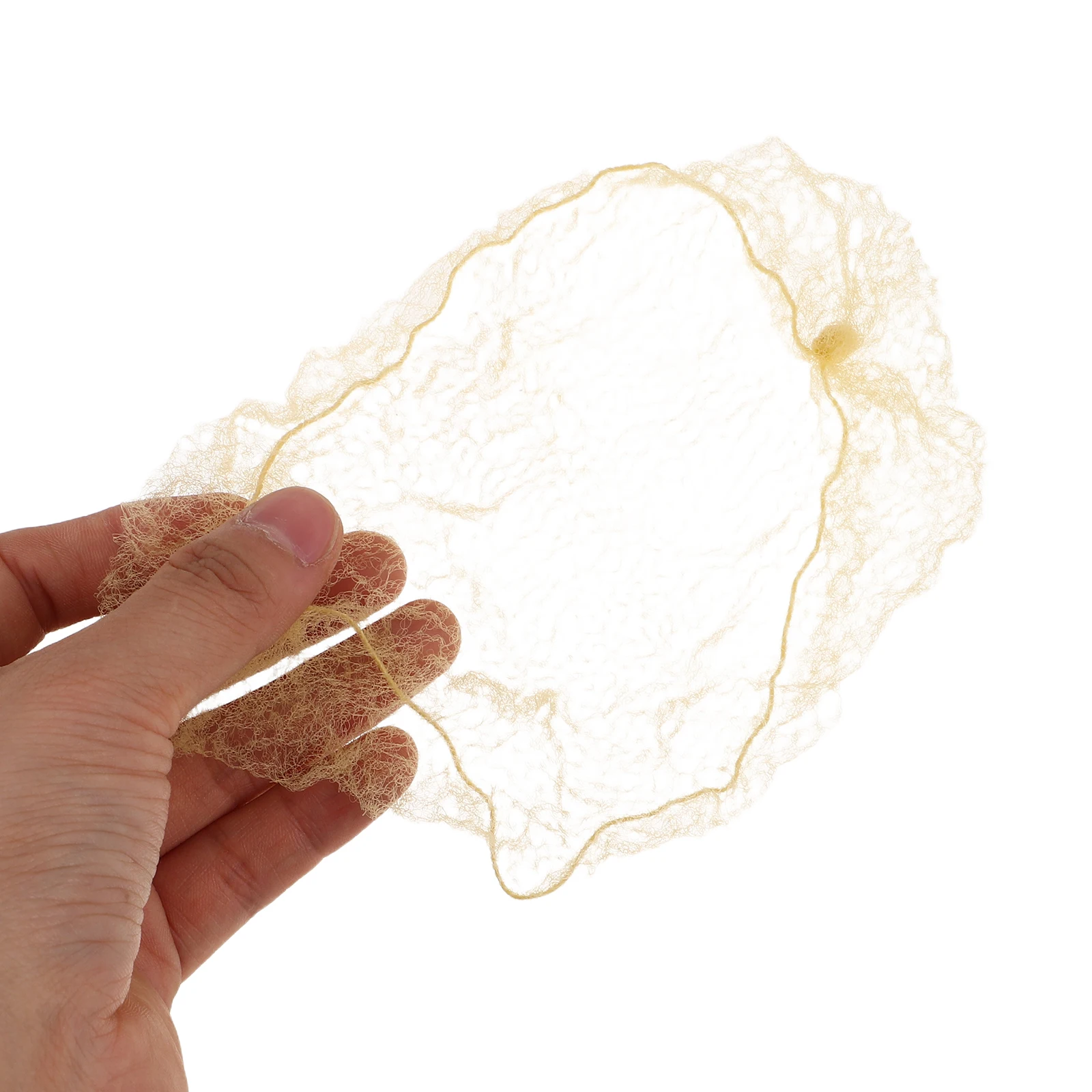 

20pcs Invisible Hair Nets Elastic Fine Mesh 50CM Large Size for Bun Styling Cap Net Hospital Chef Hair Accessories