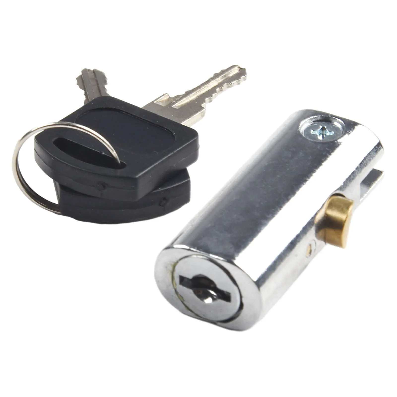 

Замок для шкафа, сменный замок для шкафа, серебристый, с 2-мя ключами, дверная защелка, ящик для холодильника, надежный, практичный, новый