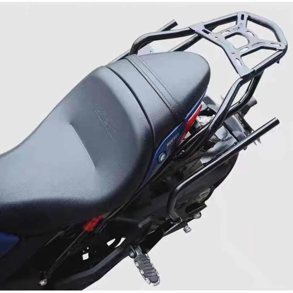 Bag Box Motorcycle Luggage Rack Carrier with Backrest For Benelli 502c 502 C Rear Side Saddle