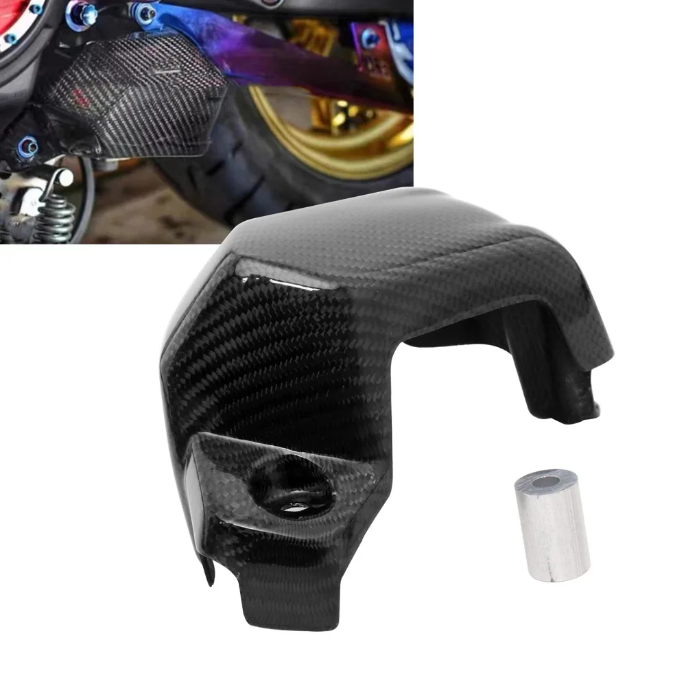For YAMAHA T-MAX 560 530 17-20 Real Carbon Fiber Frame Middle Column Guard Cover Protector Decorative Cover TMAX560 TMAX530