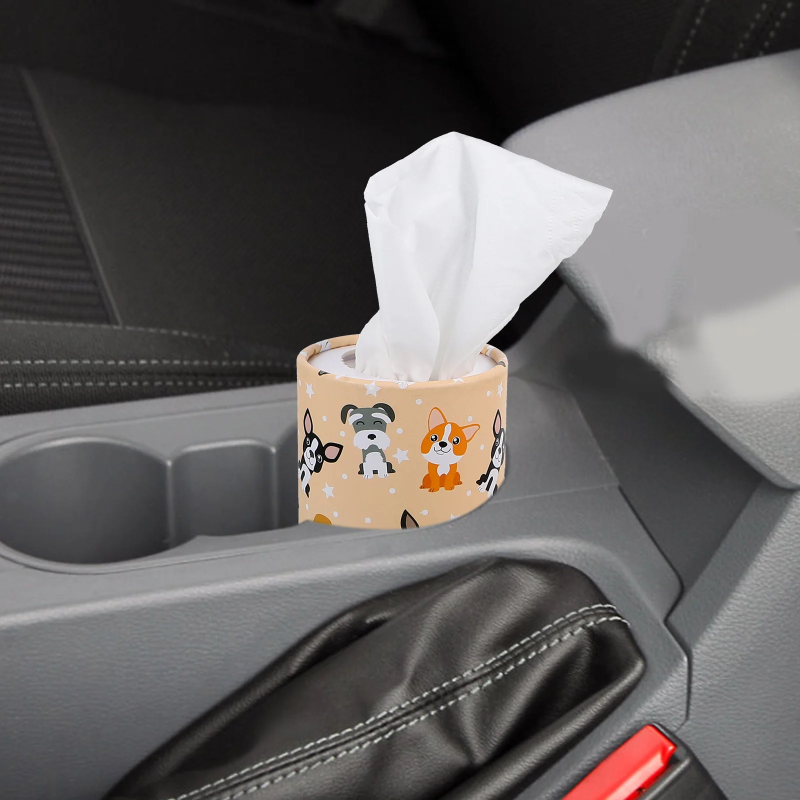 3 Pcs Dinner Napkins Cylinder Pumping Paper Adorable Face Tissue Multi-function Facial Automotive Portable Supply Miss