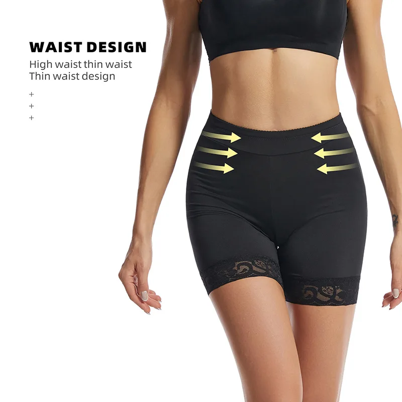 Shapewear da donna con imbottitura traspirante e inserto in spugna per glutei intimo per il sollevamento dell'anca