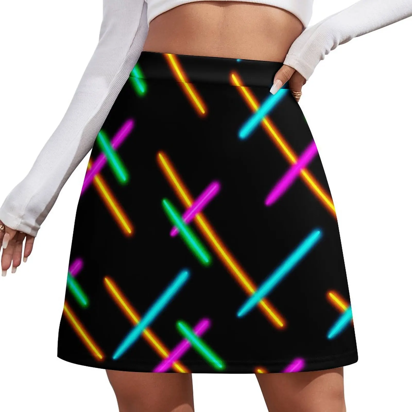 

Neon Mini Skirt Korean clothing Miniskirt womens skirts korean style clothes women 2026
