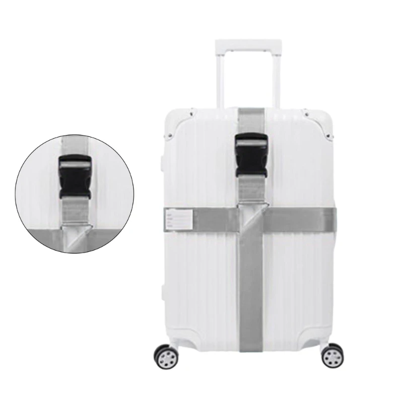 Convenient Luggage Belts with Quick Release Buckles Versatile Travel Suitcase Straps Ensure a Safe Hassle Frees Journey