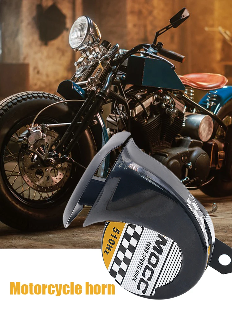 12 فولت العالمي للدراجات النارية القرن مقاوم للماء الهواء دراجة نارية القرن 130dB 510 هرتز آلة القرن للدراجات النارية سيارة للدراجات النارية شاحنة مركبة