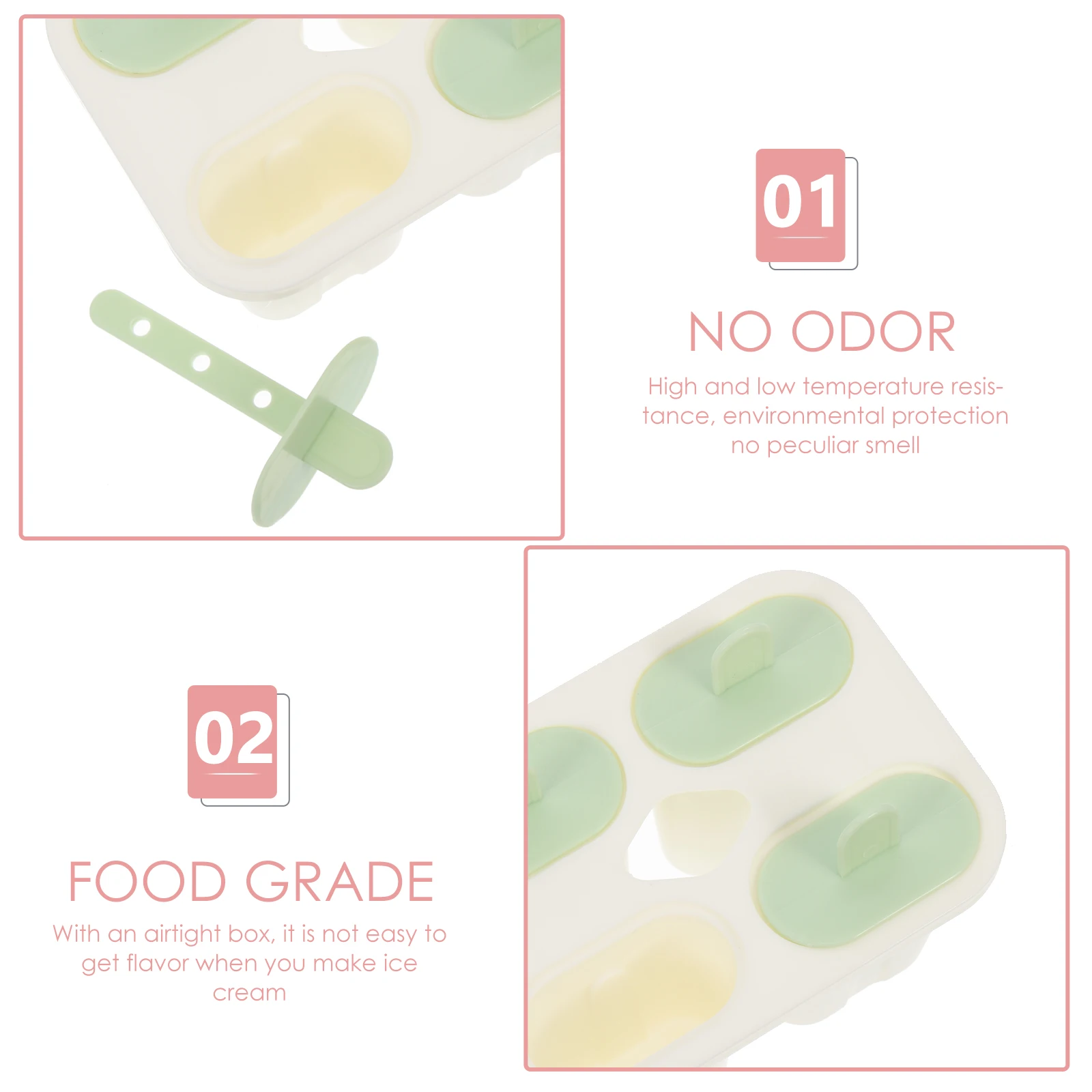

Popsicle Molds Ice Cream Maker Silicone Kitchen Tools DIY Home Use PP Material Freezer Juice Yogurt Fruit molds