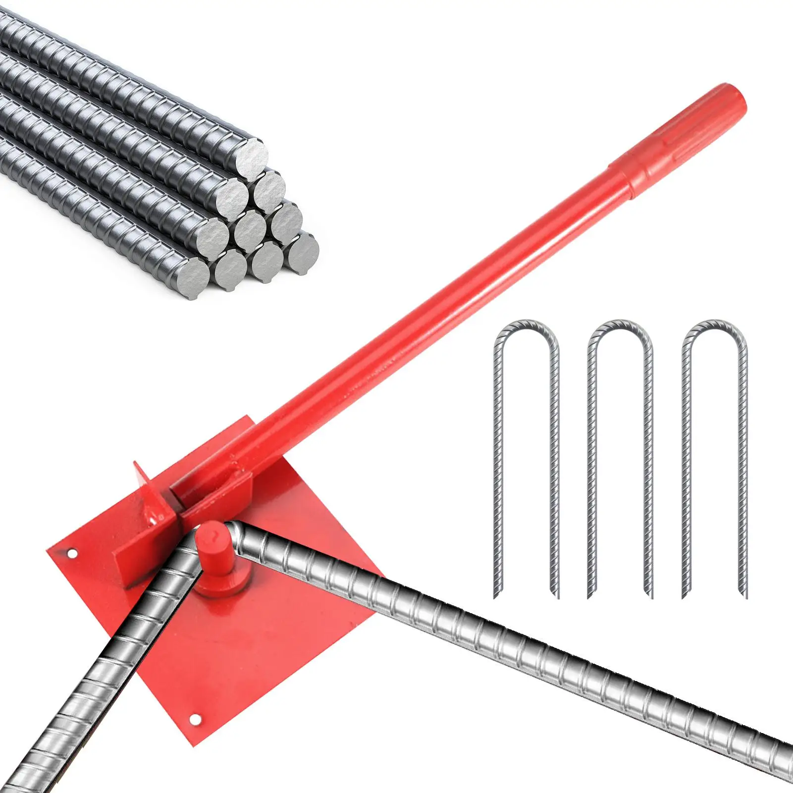 Flat Bar Bender Building Bending Machine Mini Building Metal Bender For Ductwork Garage Roofing Welding Insulation Deck Fence