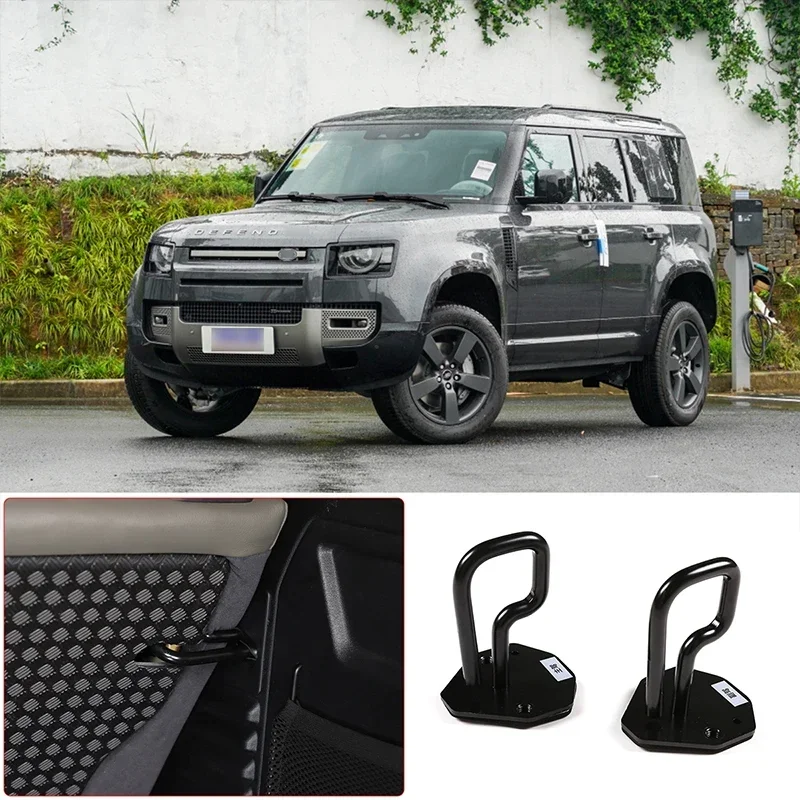 Aluminum alloy For Land Rover Defender 110 2020-2024  car rear seat back adjustment bracket sticker car modification accessories