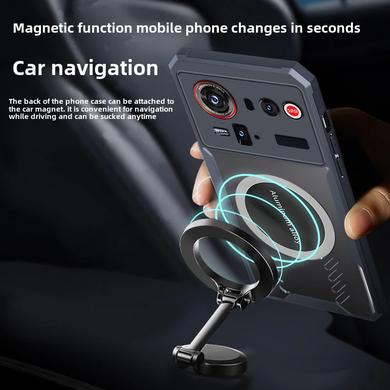 

Graphene Cooling Soft Cover Phone Case For Nubia Z80 Z70 Z60 Ultra Z60S Pro Heat Dissipation Magnetic Shockproof Silicone Cases